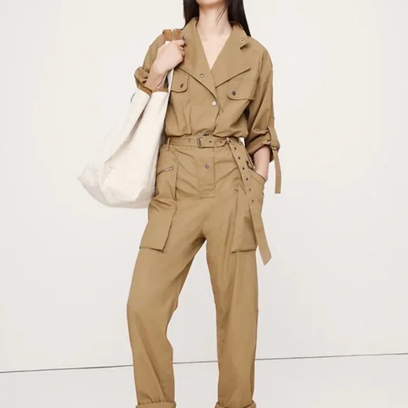 Banana Republic Beige Jumpsuit - Picture 5 of 14